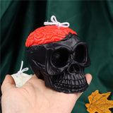 Maxbell 3D Skull Silicone Mold Candle Horror Resin Gypsum Mould Fondant Cake Candy