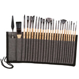Maxbell 24 Pieces Professional Paint Brush Set Gouache Acrylic Oil Painting Brushes