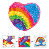 Maxbell Creative Plush Craft Pillow DIY Kits Fabric by Number for Gift Heart