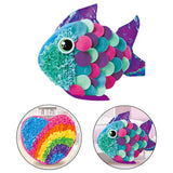 Maxbell Creative Plush Craft Pillow DIY Kits Fabric by Number for Gift Fish