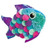 Maxbell Creative Plush Craft Pillow DIY Kits Fabric by Number for Gift Fish