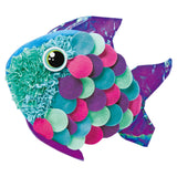 Maxbell Creative Plush Craft Pillow DIY Kits Fabric by Number for Gift Fish