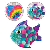 Maxbell Creative Plush Craft Pillow DIY Kits Fabric by Number for Gift Fish