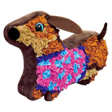 Maxbell Creative Plush Craft Pillow DIY Kits Fabric by Number for Gift Dachshund