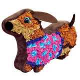 Maxbell Creative Plush Craft Pillow DIY Kits Fabric by Number for Gift Dachshund