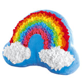 Maxbell Creative Plush Craft Pillow DIY Kits Fabric by Number for Gift Rainbow Cloud