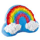 Maxbell Creative Plush Craft Pillow DIY Kits Fabric by Number for Gift Rainbow Cloud