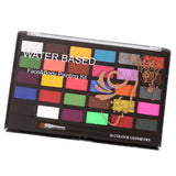 Maxbell 30 Colors Face Body Painting Palette with Brushes for Kids Holiday Makeup