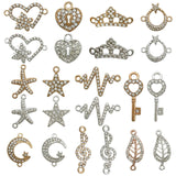 Maxbell 22 Pieces Rhinestones Charms Pendants Crystal Dangles for Jewelry Making