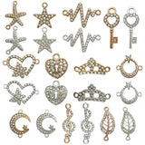 Maxbell 22 Pieces Rhinestones Charms Pendants Crystal Dangles for Jewelry Making