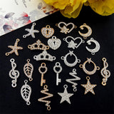 Maxbell 22 Pieces Rhinestones Charms Pendants Crystal Dangles for Jewelry Making