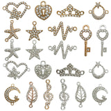 Maxbell 22 Pieces Rhinestones Charms Pendants Crystal Dangles for Jewelry Making