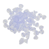 Maxbell 200x Silicone Pin Backs Butterfly Clutch for Uniform Badges Bars Clear