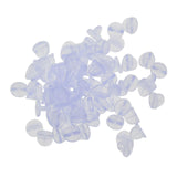 Maxbell 200x Silicone Pin Backs Butterfly Clutch for Uniform Badges Bars Clear