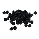 Maxbell 200x Silicone Pin Backs Butterfly Clutch for Uniform Badges Bars Black