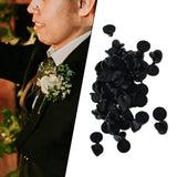 Maxbell 200x Silicone Pin Backs Butterfly Clutch for Uniform Badges Bars Black