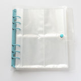 Maxbell 3 inch Photo Album Picture Card Protectors Sleeve Pages Shiny Clear  Blue