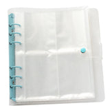 Maxbell 3 inch Photo Album Picture Card Protectors Sleeve Pages Shiny Clear  Blue