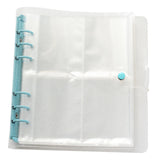 Maxbell 3 inch Photo Album Picture Card Protectors Sleeve Pages Shiny Clear  Blue