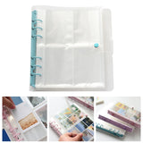 Maxbell 3 inch Photo Album Picture Card Protectors Sleeve Pages Shiny Clear  Blue