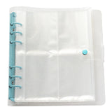 Maxbell 3 inch Photo Album Picture Card Protectors Sleeve Pages Shiny Clear  Blue