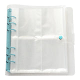 Maxbell 3 inch Photo Album Picture Card Protectors Sleeve Pages Shiny Clear  Blue