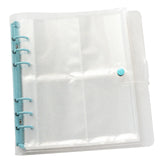 Maxbell 3 inch Photo Album Picture Card Protectors Sleeve Pages Shiny Clear  Blue