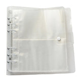 Maxbell 3 inch Photo Album Picture Card Protectors Sleeve Pages Shiny Clear  White