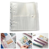 Maxbell 3 inch Photo Album Picture Card Protectors Sleeve Pages Shiny Clear  White