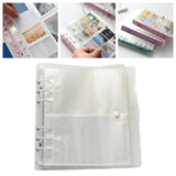 Maxbell 3 inch Photo Album Picture Card Protectors Sleeve Pages Shiny Clear  White