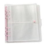 Maxbell 3 inch Photo Album Picture Card Protectors Sleeve Pages Shiny Clear  Pink