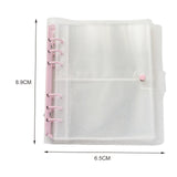 Maxbell 3 inch Photo Album Picture Card Protectors Sleeve Pages Shiny Clear  Pink