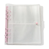 Maxbell 3 inch Photo Album Picture Card Protectors Sleeve Pages Shiny Clear  Pink