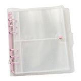 Maxbell 3 inch Photo Album Picture Card Protectors Sleeve Pages Shiny Clear  Pink