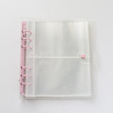 Maxbell 3 inch Photo Album Picture Card Protectors Sleeve Pages Shiny Clear  Pink