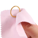 Maxbell 50PCS Jewelry Cleaning Polishing Cloth Fabric for Earrings Watch Mixed Color