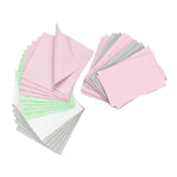 Maxbell 50PCS Jewelry Cleaning Polishing Cloth Fabric for Earrings Watch Mixed Color