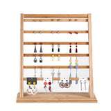 Maxbell Wooden Earrings Display Rack Detachable for Ear Stud Earring Cards Jewelry