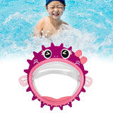 Maxbell Kids Swim Mask Anti Leak Anti Fog with Nose Cover Impact Resistance pink