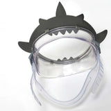 Maxbell Kids Swim Mask Anti Leak Anti Fog with Nose Cover Impact Resistance gray