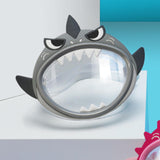 Maxbell Kids Swim Mask Anti Leak Anti Fog with Nose Cover Impact Resistance gray