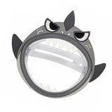 Maxbell Kids Swim Mask Anti Leak Anti Fog with Nose Cover Impact Resistance gray