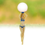 Maxbell Novelty Golf Tees Lady Bikini Girl Bachelor Party Golf Accessories blue