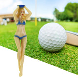 Maxbell Novelty Golf Tees Lady Bikini Girl Bachelor Party Golf Accessories blue