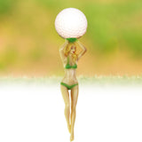 Maxbell Novelty Golf Tees Lady Bikini Girl Bachelor Party Golf Accessories green