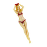 Maxbell Novelty Golf Tees Lady Bikini Girl Bachelor Party Golf Accessories red