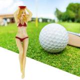 Maxbell Novelty Golf Tees Lady Bikini Girl Bachelor Party Golf Accessories red