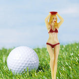 Maxbell Novelty Golf Tees Lady Bikini Girl Bachelor Party Golf Accessories red