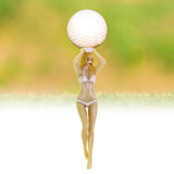 Maxbell Novelty Golf Tees Lady Bikini Girl Bachelor Party Golf Accessories white