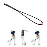 Maxbell Portable Golf Swing Training Aid Practice Rope Trainer for Women Men Black